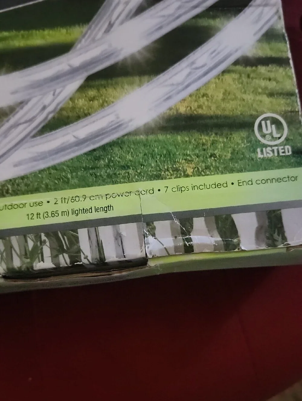 LED Rope Light 12 Foot New In Package
